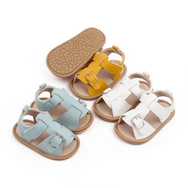 Baby Summer Sandal for Toddler 0-1 Years Casual Anti-slip Soft PU High Quality Casual Walikng Shoes Outdoor Summer Shoes D2796 3