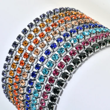 ZMZY 3mm Micro Pave Zircon Tennis Bracelet for Women New Men Bracelet Homme Stainless Steel Jewelry Accessories Wholesale 3