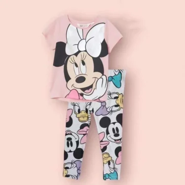 Cute Baby Girls Kids Clothing Disney Minnie Girls Clothes Sets Baby Clothes Set 0-10year Years Old 2