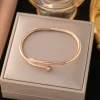 bent nail rose gold