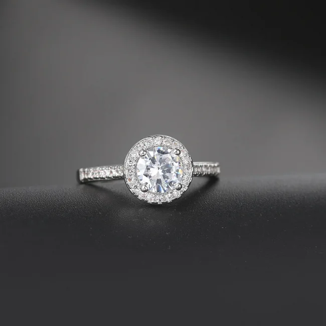 Wedding Proposal Solitaire Rings For Women Female Silver Color Square Zirconia Crystal Engagement Marriage Ring Jewellry R781 3