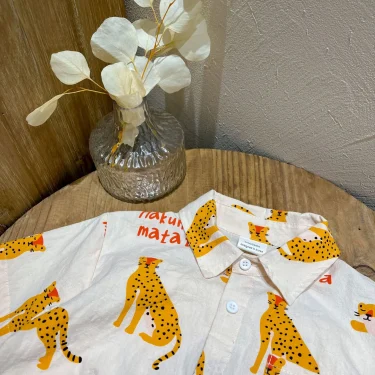 1-5 Years Old Children's Clothing Boys Cartoon Summer Short Sleeve Suit Girls Casual T-shirt Suit 6