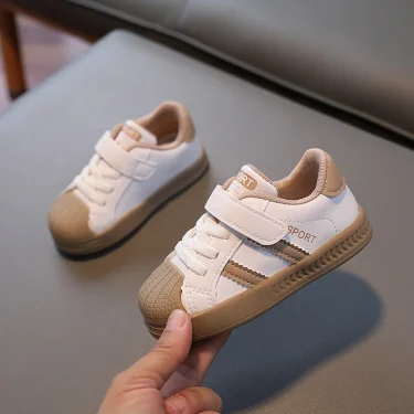 Kids Casual Shoes Sneakers Boys Sport Breathable Tennis Sneaker Baby Children Girls Shoes Spring Fashion White Flat Running Shoe 1