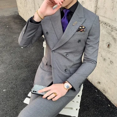 Tuxedo suit jacket Shawl lapel dress Blazer Dinner Ball blazer man 2