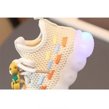 Fashion Children's Luminous Sneakers LED Flashing Shoes for Girls Baby Casual Shoes Spring Autumn Hot Sale Toddler Sports Shoes 3