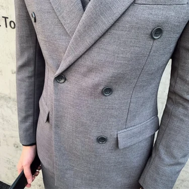 Tuxedo suit jacket Shawl lapel dress Blazer Dinner Ball blazer man 3