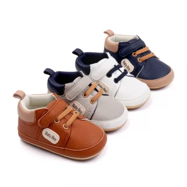Baby Boy Shoes New PU Leather Casual Sneakers Anti-slip Infant Sport First Walkers Christening 1