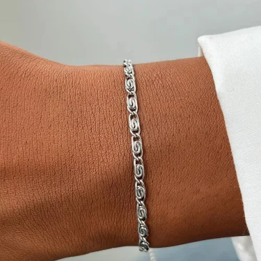 FTCY Stainless Steel Chain Bracelet for Women Gold Color Lightweight Luxury Women's Bracelet Foot Ankle Jewelry Accessories 5