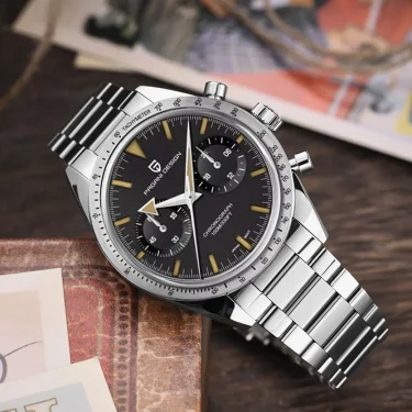 2025 New PAGANI DESIGN Retro Mens Watches Moon Quartz Watch For Men Speed Sports Chronograph AR Sapphire VK64 Clock Reloj Hombre 1