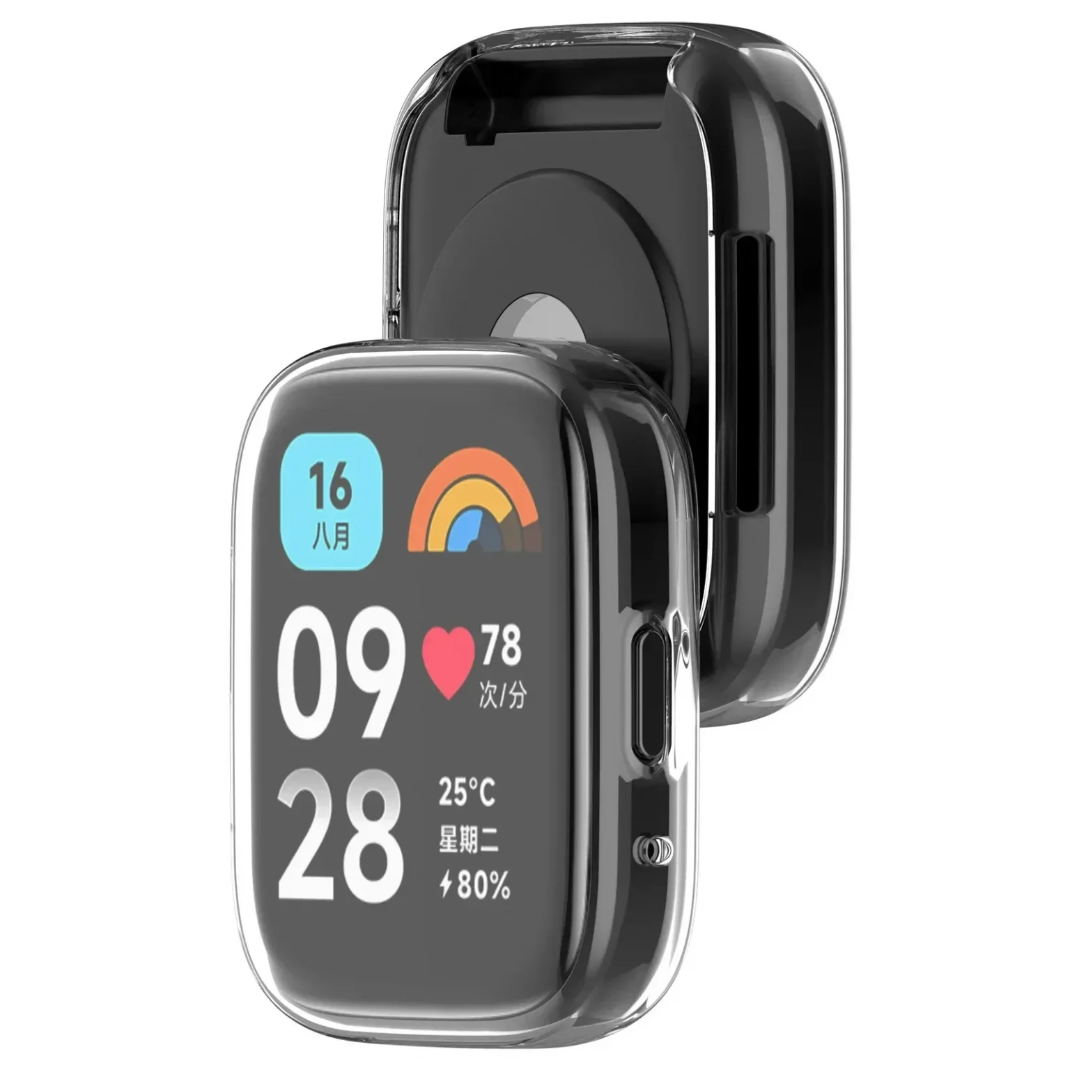 TPU Soft Silicone Case Glass For Redmi Watch 3 Active 3 Lite Smart Watchband Screen Protector Cover for Xiaomi Redmi Watch 3Lite 2