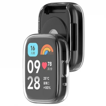 TPU Soft Silicone Case Glass For Redmi Watch 3 Active 3 Lite Smart Watchband Screen Protector Cover for Xiaomi Redmi Watch 3Lite 2