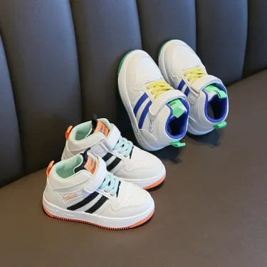 Size 21-32 Children Anti-slip Wear-resistant Casual Shoes Girls Boys Kids Soft Sole Toddler Shoes Baby Breathable Sport Sneakers 5