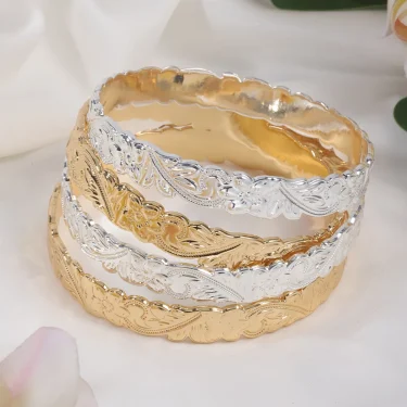 Cring Coco Hawaiian Bangle Bangles Fashion Woman Gold Plated Designer Jewelry Accessories Polynesian Bracelet for Women Luxury 5
