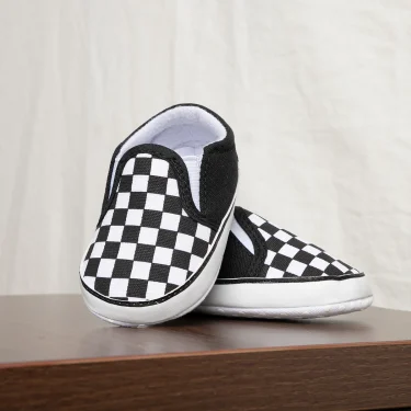 Classic Boys Girls Canvas Shoes Checkerboard Casual Baby Shoes Comfortable Soft Sole Outdoor Newborn Toddler Boy Shoes 2