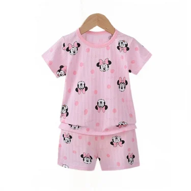 girls clothes set Short Sleeve 2pcs Tshirt+Short 1 2 3 Years Old Summer New Clothing Girls Casual Loose Thin clothes 2