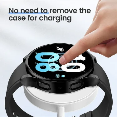 Case for Samsung Galaxy Watch 4 5 6 7 40mm 44mm Protector Cover Coverage Silicone TPU Bumper Screen Protection Full Accessories 6