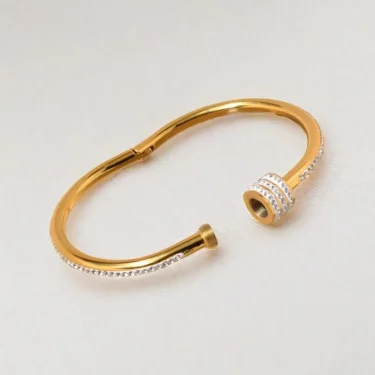 Gold Plated Bracelet Stack for Women Non Tarnish Dainty Women's Luxury Bangle Bracelets Set Birthday Gifts Trendy Jewelry 5