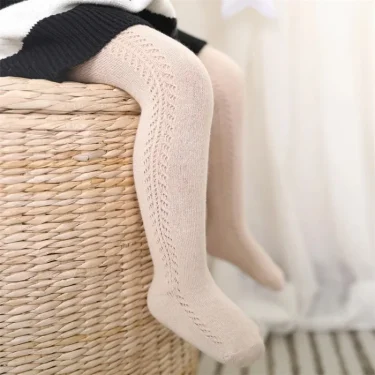 Lawadka Children's Leggings For Girls Solid Soft Knitted Ribbed Kids Girl Tights Spring Toddler Baby Princess Pantyhose 0 to 8Y 4