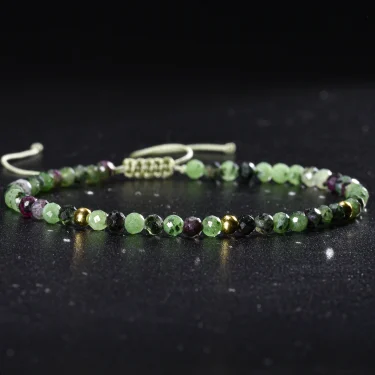 Dainty 3mm Labradorite Bracelet for Women Adjustable Easy to Wear to Best Friend 6