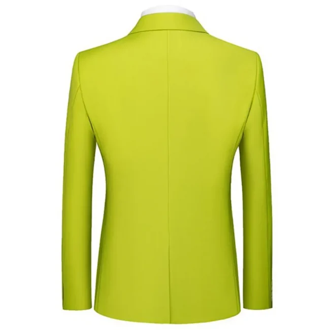 New Male Solid Colour Formal Suit Jacket 21 Colours Available Men Wedding Prom Party Tuxedo Blazer Slim Fit Coats 2