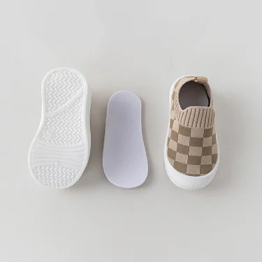 1pair 6m-3years Unisex Spring/Autumn Toddler Baby Soft Sole Walking Shoes With Anti-Skid Design, Outdoor Casual Shoes Sneakers 2
