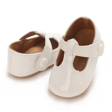 5-Colors NEW 0-18Mmonths Rretr Mary Jane Spring Baby Shoes PU Newborn Girls Shoes First Walkers Princess Bowknot Baby Prewalke 4