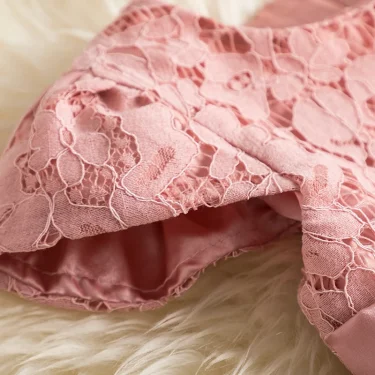 Summer Lace Dresses for Girls Pink Tutu Party Dress Kids Children Clothing Casual Wear Clothes Toddler Girl 1 2 3 4 5 Years 3