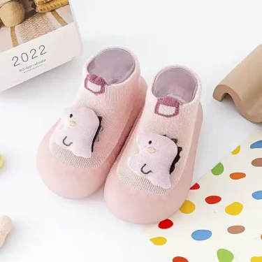 Infant Toddler Spring Summer Soft Sole Sock Shoes Cute Animals Unisex Baby Non-Slip Floor Socks Kids 0-3T Lightweight Prewalker 6