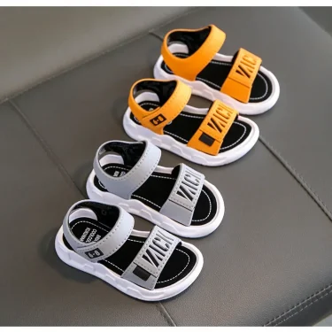 Children Sandals Students Non-slip Shoes Simple Generous Boys Girls Sandals Wear and Off Easy Soft Bottom Kids Casual Footwear 5