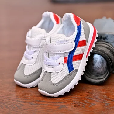 Children's sneakers Mesh soft sole non-slip casual student running shoes fashion breathable Kids school shoe Four Seasons Sports 5