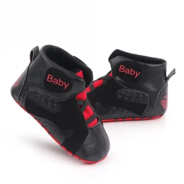 Meckior 2025 New Baby Boys Girls Sneakers Soft Bottom Non-slip Baby Soccer Basketball Sports Shoes First Walker Crib Shoes 5