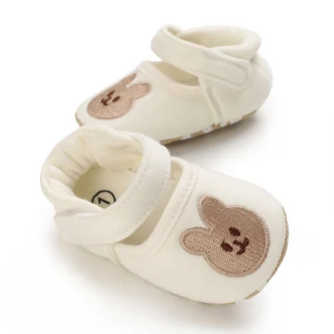 New Cute Cartoon 0-18M Baby Shoes for Boys and Girls Cotton Soft Bottom Anti slip Winter Warmth Preschool Kids First Walker 5