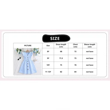 Kids Dress For Girls 8-12 Years Summer Girls Dopamine Dress Graduation Birthday Party Event Fresh Sweet Style Girls Dress 2