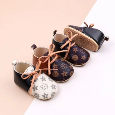 Baby Shoes Soft PU High Quality TPR Anti-slip Sole for Spring and Autumn Newborn Toddler Prewalking Classical NewFashion BZZ3245 4