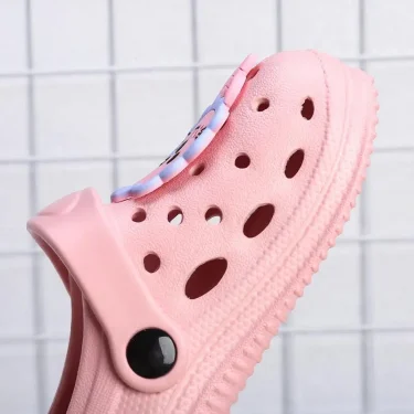 Summer Children's Slippers Cartoon Boys Girls Hole Shoes Comfortable Soft Flat Sandals Preschool Garden Shoes Beach Slippers 6