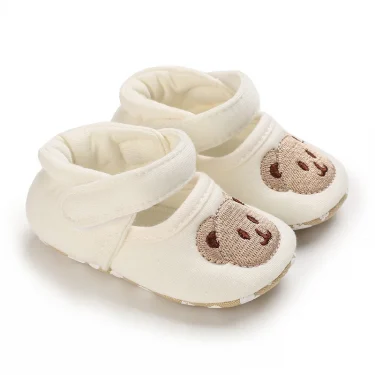 New Cute Cartoon 0-18M Baby Shoes for Boys and Girls Cotton Soft Bottom Anti slip Winter Warmth Preschool Kids First Walker 2