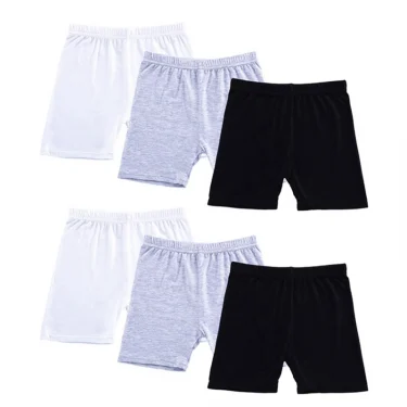 6Pcs/Set Candy Color Cotton Girls Short Safety Pants Kids Underwear Leggings Children Summer Cute Shorts Underpants for 2-10Y 4