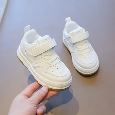 Children's Casual Sneakers New Comfortable Single Shoe Baby Boys Girls Toddler Small White Shoes Tennis Sports Board Shoes 5