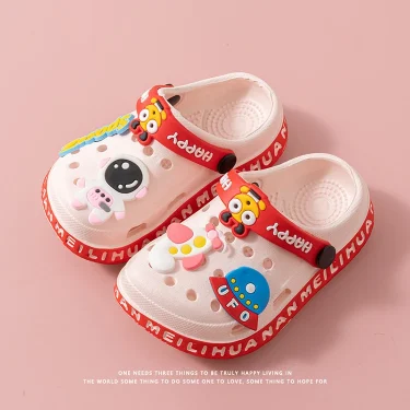EVA ultra light boys and girls baby and toddler anti slip hole shoes children's sandals astronaut UFO sandals slippers 6