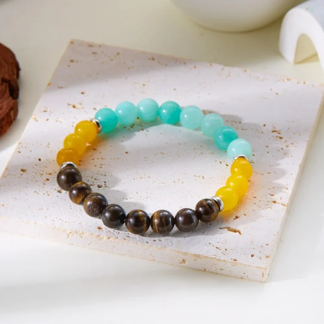 Natural Stone Symbolic Bracelets Women Men Good Luck Energy Protection 7 Chakra Meditation Bracelet Friendship Jewelry Gift 6