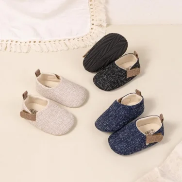 Meckior Baby walking shoes spring summer autumn and winter baby anti-slip casual shoes new solid colour lightweight baby shoes 1