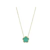 green gold necklace