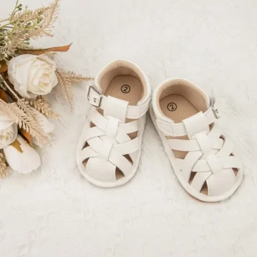 KIDSUN Baby Summer Sandals Infant Boy Girl Shoes Rubber Soft Sole Non-Slip Toddler First Walker Baby Crib Newborn 3