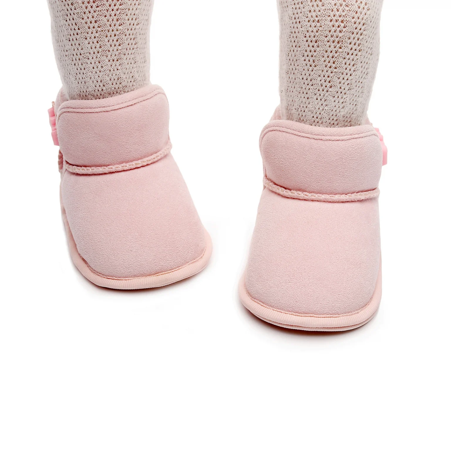 Baby Girls Boys Winter Ankle Boots Non-slip Newborn Snow Shoes Soft Bottom Fleece Warm Flats Casual Toddler Infant Walking Shoes 2