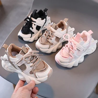 Spring New Kids Toddler Shoes Fashion Classic Children Sports Shoes Mesh Breathable Girls Infant Boys Baby Walking Running Shoes 2