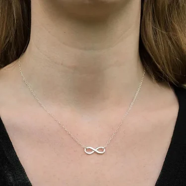 Boho Charm Infinity Pendant Choker Necklace Femme Stainless Steel Couple Wedding Jewelry Collares Mujer Best Friend Gift bijoux 3