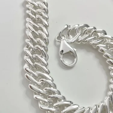 100% Solid 925 Sterling Silver Metal Bracelet for Women Men Vintage Handmade Simple Chain Bracelet Birthday Gift S-B451 5