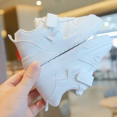 Baby Kid's Spring Autumn New Small White Shoes Tenis Sneakers Children Soft Sole Anti Slip Sneaker Toddler Casual Sport Shoes 2