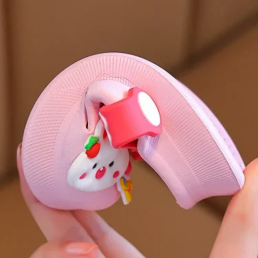 Summer Kids Sandals Hole Children's Shoes Slippers Soft Anti-Skid Cartoon DIY Design Hole Baby Shoes Sandy Beach For Boys Girls 5