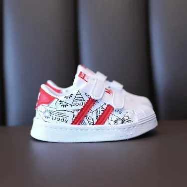 Kids Shoes for Baby Girls and Boys Anti-slip Soft Rubber Bottom Baby Sneaker Casual Flat Shoes Children Size 21-30 4